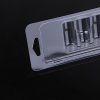 Boîte en plastique transparente personnalisée, emballage en blister, boîte en plastique recyclable, emballage en blister en plastique à clapet