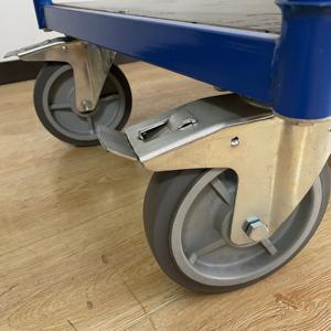 Support OEM personnalisable <span class=keywords><strong>Heavy</strong></span> <span class=keywords><strong>Duty</strong></span> 500 KGs Charge Warehouse Hand Truck avec quatre roues <span class=keywords><strong>Trolley</strong></span> 500 KG Capacité - Product Image 3