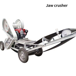 <b>Portable</b> 15 Ton Mobile Jaw Crusher Conveyor Core Motor Bearing Gear PLC for Construction Stone Ore Crushing for Mining - Product Image 4