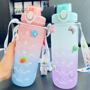 Botella Deportiva de Plástico de 1 Litro/32oz con Logotipo Personalizado, Botella para Bebidas de Gimnasio con Sublimación para Bodas, Venta al Por Mayor - Product Image 5