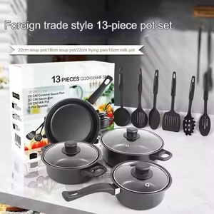 <span class=keywords><strong>Set</strong></span> di Pentole Antiaderenti da 13 Pezzi, Pentola, Casseruola, Padella, <span class=keywords><strong>Set</strong></span> Completo per <span class=keywords><strong>Cucina</strong></span> - Product Image 4