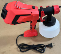 120V 230V 1200ml 650W ménage HVLP Airless sans fil électrique peinture pistolet bricolage avec aiguille de nettoyage maison mur voiture peinture