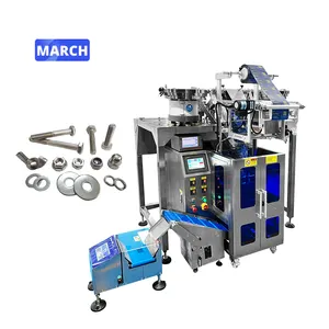 Automatic Precision Mixing Counting Fastener Bolt Screw Nails Furniture Fittings Sorting Packaging Machine