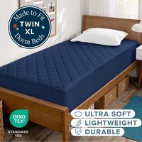Protège-matelas matelassé en coton imperméable et rafraîchissant, anti-acariens, lavable en machine, pliable, pour la maison
