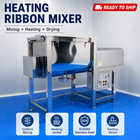 Mélangeur à ruban industriel pour poudres, machine de mélange horizontale SUS304 pour le mélange de poudres alimentaires et chimiques