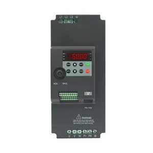 로봇 220V ~ 380V VFD 단일/3 상 벡터 주파수 인버터 0.4kW ~ 15kW 가변 주파수 드라이브