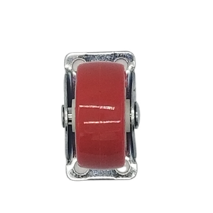 Top-platz Produkte Flache Platte Durable Red 1,5 2 2,5 3 Zoll PVC Licht Duty Kleine Industrie Caster Räder - Product Image 3