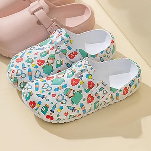 Zapatos de limpieza con estampado médico, zapatillas para habitación limpia, suaves, flexibles, antideslizantes para enfermeras de hospital, médicos, trabajo, suela blanda, espuma de dibujos animados - Product Image 5