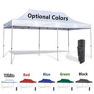 10x10 10*x15ft Pop up Canopy Gazebo Food Snack Marquee <strong>Tent</strong> Beach Event <strong>Tent</strong> <strong>Red</strong> and White Stripe Canvas <strong>Tent</strong> - Product Image 6
