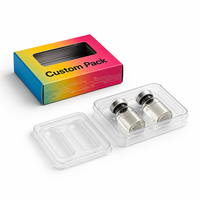 Emballage Vide pour Suppléments Peptidiques – Boîtes Rigides 2ml 3ml 10ml – Boîte d'Emballage pour Flacon de Peptide avec Insert en Plastique