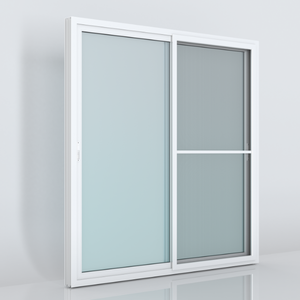Porte coulissante Hoffen Pro uPVC 160x205 blanche avec moustiquaire, porte coulissante en verre, étanche et isolante thermiquement, en provenance de Thaïlande - Product Image 6