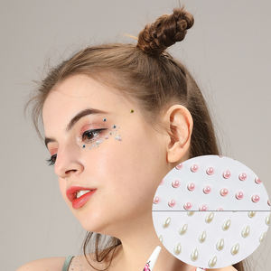 Personnalisé OEM Gemmes <span class=keywords><strong>Visage</strong></span> Autocollant Femmes Corps Art Unique Perle <span class=keywords><strong>Visage</strong></span> Oeil <span class=keywords><strong>Strass</strong></span> Étanche Temporaire <span class=keywords><strong>Bijoux</strong></span> Tatouage Autocollant - Product Image 4