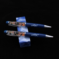 Stylo flottant Offres Spéciales Premium conçu sur mesure stylo à bille à eau magique CMJN imprimé stylo liquide flottant bateau 1.0mm largeur d'écriture