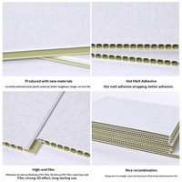 Panel Dinding Modern PVC Stone-Plastic untuk Rumah, Panel Dekoratif Dinding Latar, Panel Dinding Plafon Terintegrasi Tahan Air Grosir