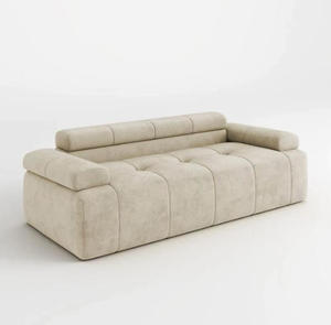 Modern Design Vacuum Packaging Compressed Foam Sectional <strong>Sofa</strong> Set Furniture Living Room Floor Seating <strong>Sofa</strong> with Ottoman - Product Image 3