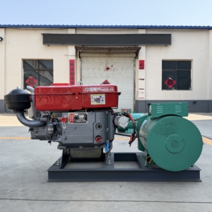 Générateur diesel monocylindre durable de 10 kW, 15 kW, 20 kW, 24 kW, triphasé 50 Hz 400 V pour la production d'énergie continue hors réseau - Product Image 2