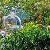 Tente gonflable transparente, dôme, tente de réception, tente de camping, dôme transparent, gazebo