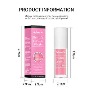 Lakerain-Fard à joues liquide et poudré, hydratant naturel, carmin avec ton rose et rouge pour le visage. - Product Image 6