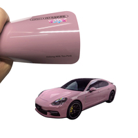 Impression personnalisée en usine OEM ODM Film de voiture chromé brillant mat carrosserie rose PET autocollant de voiture en vinyle Film laser coloré