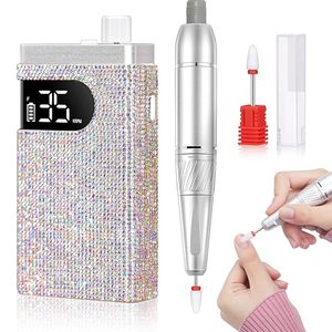35000RPM <b>Nail</b> Drill Sparkling Portable Professional Rechargeable Electric <b>Nail</b> File for Acrylic/Gel <b>Nails</b> - Product Image 1
