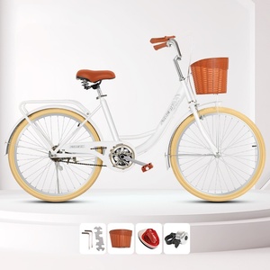 Hot Sale Good Quality Factory Direct OEM ODM 24 Inch 26 Inch <strong>Step</strong> Through City Bicycle Woman Bike With Basket - Product Image 2