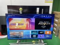 Téléviseur LED Android intelligent OEM ODM 55 pouces 4K UHD avec logo de marque personnalisé pour le marché mondial