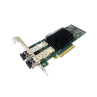 Emulex-Tarjeta de red PCI-E de doble puerto, tarjeta RAID de canal de fibra, HBA, para servidor, de 32Gb, con 2 canales
