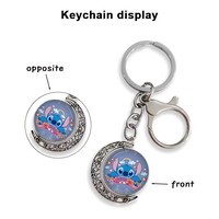 Nouveauté 2026, Meilleure Vente : Porte-clés Pendentif Rotatif en Alliage avec Gemme Tournante en Cristal, Thème Animation DBZ, Cadeau Anime Créatif