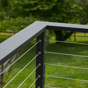 Barandilla de Cable Metálica para Exteriores, Acero Inoxidable, Moderna, Acabado Cepillado/Espejo/Galvanizado en Caliente, DB-B5104, para Pisos, 3 Años de Garantía - Product Image 4