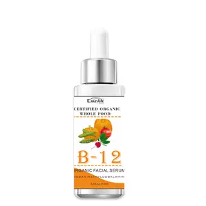 Serum Wajah Hidrasi Vitamin B12, Serum Wajah Vitamin B Organik 100%, Perawatan Kulit Unggulan Alami