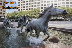 Large Bronze <strong>Horse</strong> Sculpture Bronze <strong>Horse</strong> Statue Hotel Garden Decor