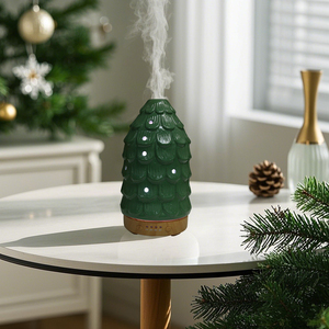 Xu hướng sản phẩm 2025 New arrivals giáng sinh cây trang trí diffuseur de hương thơm xách tay mini khuếch tán dầu tạo độ ẩm - Product Image 3