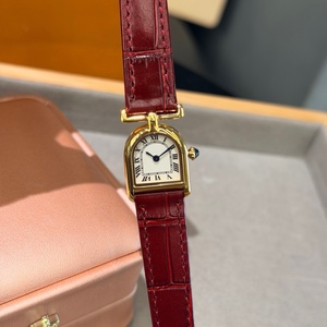 Orologio da Polso al Quarzo di Lusso per Donna, 27mm, Serie Calander <span class=keywords><strong>D</strong></span>, Numeri Romani Retrò, Cinturino in Pelle Multicolore, Impermeabile - Product Image 2