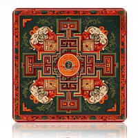 Tapis de Mahjong Américain Imperméable à Rayures Colorées, Portable, Anti-Rayures, en Caoutchouc, pour Fêtes à Domicile et Jeux – Fabricant