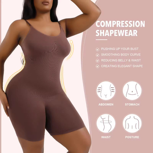 Hot Sale Women Seamless Full <b>Body</b> <b>Shaper</b> Plus Size <b>Bodysuit</b> With Tummy Tuck and Butt Lifting 3XL Wholesale for Teenagers - Product Image 4