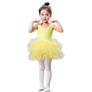 Vestido de Tul de Ballet para Niña, Color Rosa, con Encaje, para Ocasiones Especiales, Superventas de Verano - Product Image 1