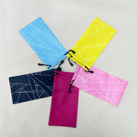 Pochette pour lunettes durable et lisse personnalisée en gros étui à logo imprimé portable pour l'emballage