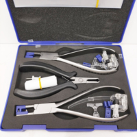 Professional Optics Instruments Portable Stainless Steel Eyewear Adjusting Disassembly Rimless Frame Eyeglass Repair Tool Kit