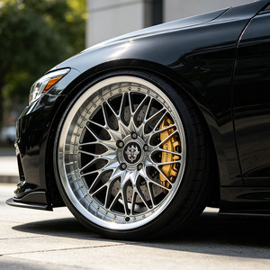 Jantes Flowtone fabriquées en Chine, 18 19 5x100/112/114.3/120, noir brillant, jantes de voiture avec rivets pour <span class=keywords><strong>BMW</strong></span> Audi Toyota Nissan - Product Image 5