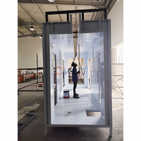 Ligne de production de peinture en poudre à haute efficacité WLD-C, ligne de pulvérisation électrostatique pour la finition des surfaces métalliques
