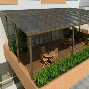 Nuovo Design Moderno per Tettoia in Alluminio per <span class=keywords><strong>Parcheggio</strong></span> Auto, Uso Esterno in Hotel, Stazioni degli Autobus e Giardini - Product Image 2