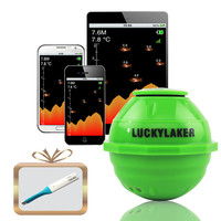 Nouveau Offre Spéciale chanceux FF916 SANS FIL portable sondeur alarme sous-marine fish finder sonar sensor fish finder