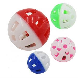 ลูกบอลกลวงพลาสติกแบบโต้ตอบสำหรับแมวสัตว์เลี้ยงของเล่นพร้อมกระดิ่ง - Product Image 5