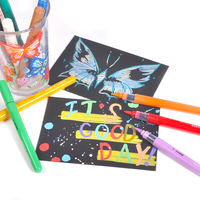 Juego de Marcadores OEM ODM, 24 Colores, Pigmento Ligero, Marcador Acrílico Permanente a Prueba de Agua para Niños, Proveedor de Material de Arte