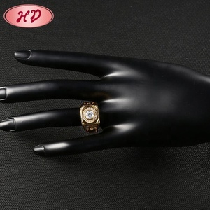 Anillos de Diamantes de Boda para Mujer, Diseño de Anillo de Oro Moderno para Chicas, Estilo Princesa Brillante - Product Image 5