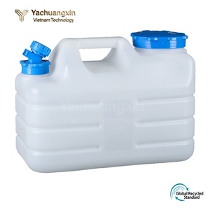 Réservoir d'eau en plastique d'extérieur 11L avec robinet, conteneur de stockage d'eau pour le camping, lot de 2 - Product Image 2