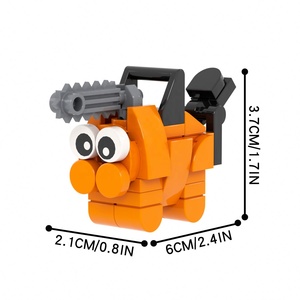 MOC1136 MOC1147 Motosserra Homem Tijolos Diabo Hunter Série Criativa Com Modelo Pochita Figuras <span class=keywords><strong>Building</strong></span> <span class=keywords><strong>Blocks</strong></span> Brinquedos Educativos - Product Image 6