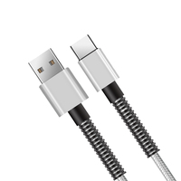 Grosir kualitas tinggi nilon jalinan 3,3 kaki Tipe C kabel Usb C untuk telepon pengisian kabel Data dinding kabel pengisi daya Data Usb