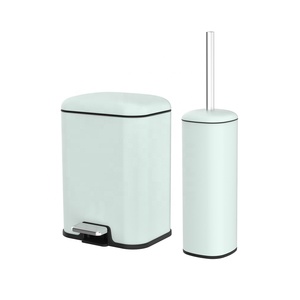 <span class=keywords><strong>Cubo</strong></span> de <span class=keywords><strong>Basura</strong></span> Rectangular de Acero Inoxidable de <span class=keywords><strong>5</strong></span> <span class=keywords><strong>Litros</strong></span> para Baño, con Tapa de Cierre Suave y Accionamiento con Pedal - Product Image 5