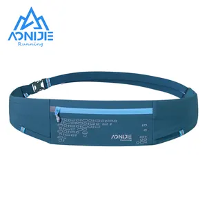 AONIJIE-riñonera personalizada W8112 para correr al aire libre, 5 colores, cinturón de secado rápido, Maratón, senderismo, ciclismo